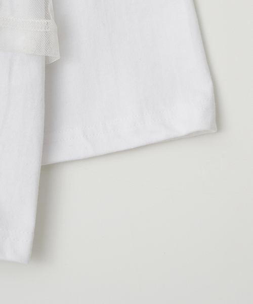 RONRON(ロンロン)の「DOT SHEER LAYERED LONG SLEEVE WHITE(Tシャツ/カットソー・レディース・その他・FREE)」の6枚目の写真
