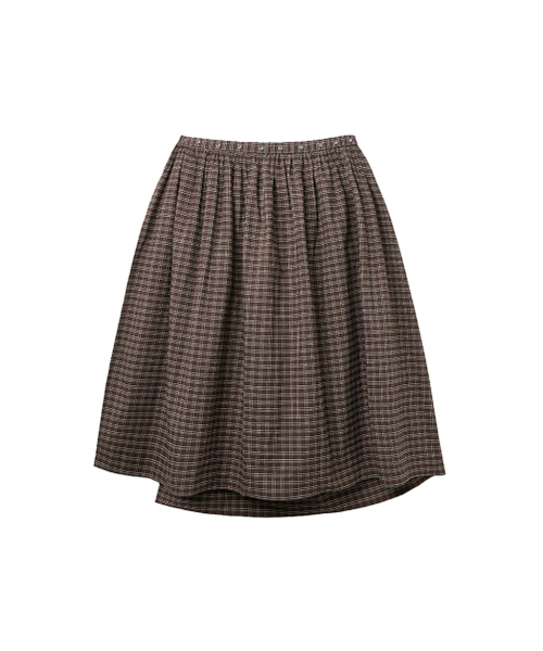RENSE（レンセ）の「Eyelet Layered Skirt Brown Check（スカート・レディース・その他・OS）」の4枚目の写真
