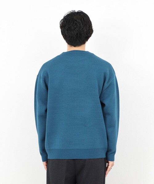 NOLLEY’S(ノーリーズ)の「【STONEWOLD】 Yei ウォッシャブル CN 25AW(ニット/セーター・メンズ・ライトグレー/ネイビー/グリーン系その他・S/M/L/XL)」の5枚目の写真