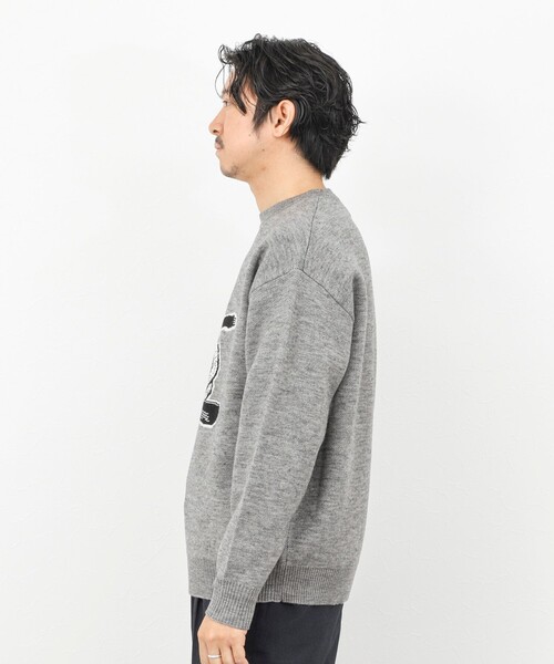 NOLLEY’S(ノーリーズ)の「【STONEWOLD】 Yei ウォッシャブル CN 25AW(ニット/セーター・メンズ・ライトグレー/ネイビー/グリーン系その他・S/M/L/XL)」の14枚目の写真