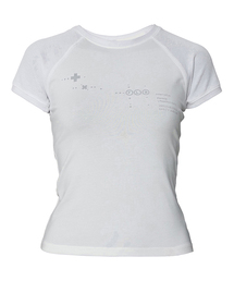 ムタ ワッフル ラグラン Tシャツ (FL-154_ホワイト)