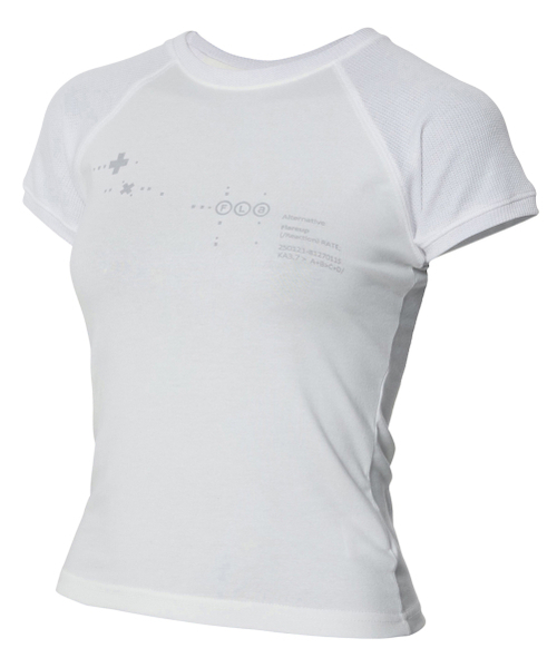 FLAREUP(フレアアップ)の「ムタ ワッフル ラグラン Tシャツ (FL-154_ホワイト)(Tシャツ/カットソー・レディース・ホワイト・1/2/3)」の3枚目の写真
