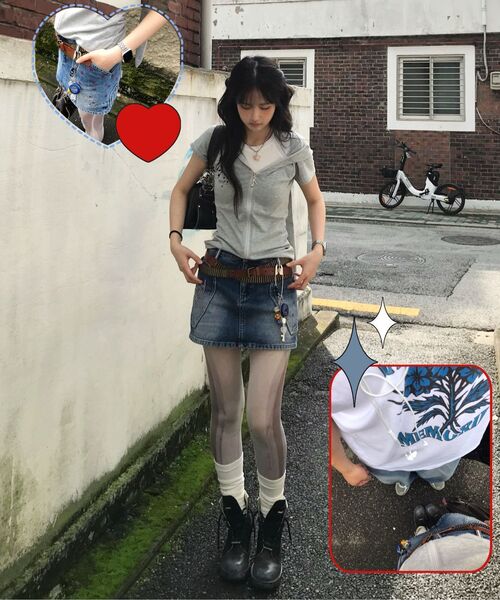 FLAREUP(フレアアップ)の「ムタ ワッフル ラグラン Tシャツ (FL-154_ホワイト)(Tシャツ/カットソー・レディース・ホワイト・1/2/3)」の9枚目の写真
