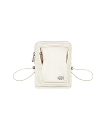 Kijun（キジュン）の「Satin Mini Bag White（メッセンジャーバッグ）」