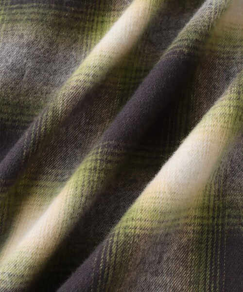 Saturdays NYC（サタデーズ ニューヨークシティ ）の「Marco Flannel Checked Shirt（シャツ/ブラウス・メンズ・イエロー/グリーン・L/M/XL）」の19枚目の写真