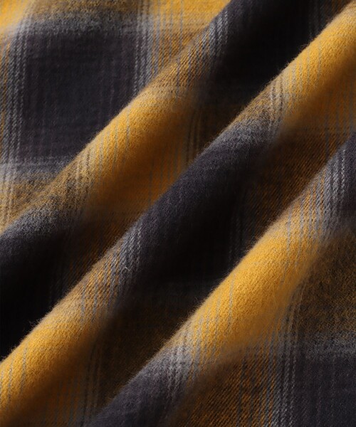 Saturdays NYC（サタデーズ ニューヨークシティ ）の「Marco Flannel Checked Shirt（シャツ/ブラウス・メンズ・イエロー/グリーン・L/M/XL）」の20枚目の写真