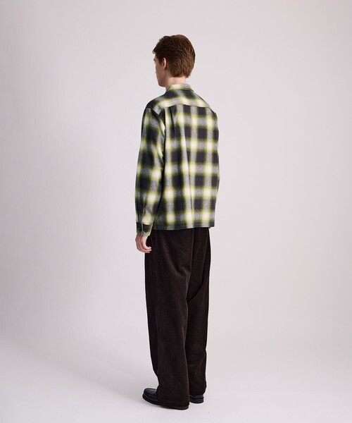 Saturdays NYC（サタデーズ ニューヨークシティ ）の「Marco Flannel Checked Shirt（シャツ/ブラウス・メンズ・イエロー/グリーン・L/M/XL）」の7枚目の写真