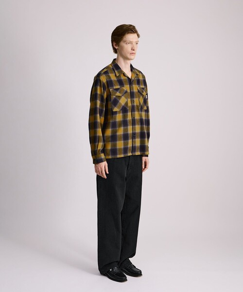 Saturdays NYC（サタデーズ ニューヨークシティ ）の「Marco Flannel Checked Shirt（シャツ/ブラウス・メンズ・イエロー/グリーン・L/M/XL）」の9枚目の写真