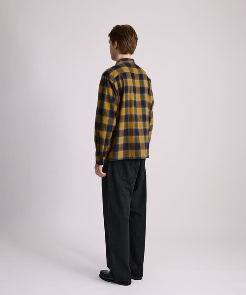 Saturdays NYC（サタデーズ ニューヨークシティ ）の「Marco Flannel Checked Shirt（シャツ/ブラウス・メンズ・イエロー/グリーン・L/M/XL）」の10枚目の写真