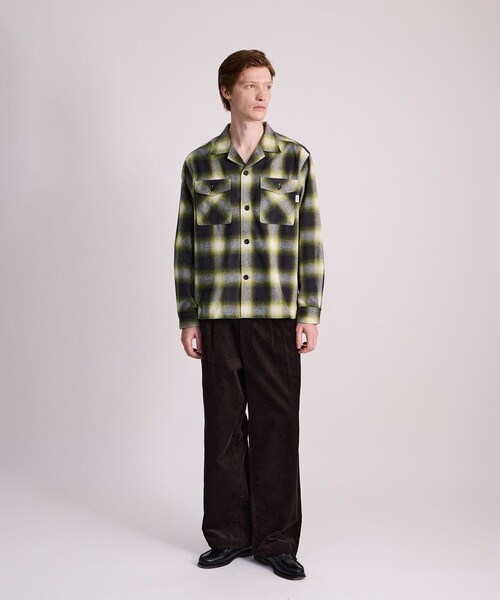 Saturdays NYC（サタデーズ ニューヨークシティ ）の「Marco Flannel Checked Shirt（シャツ/ブラウス・メンズ・イエロー/グリーン・L/M/XL）」の11枚目の写真