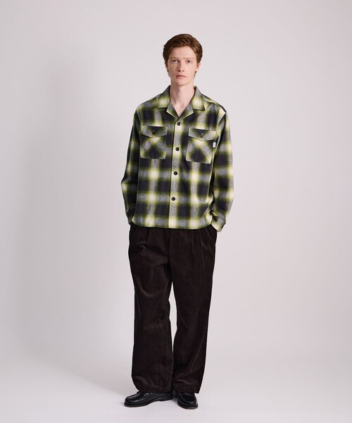 Saturdays NYC（サタデーズ ニューヨークシティ ）の「Marco Flannel Checked Shirt（シャツ/ブラウス・メンズ・イエロー/グリーン・L/M/XL）」の12枚目の写真