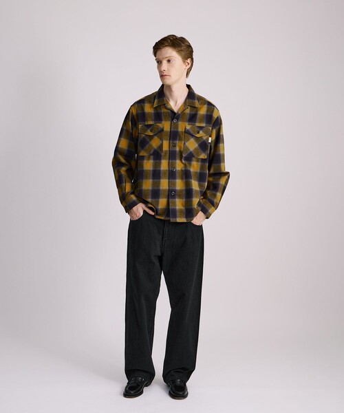 Saturdays NYC（サタデーズ ニューヨークシティ ）の「Marco Flannel Checked Shirt（シャツ/ブラウス・メンズ・イエロー/グリーン・L/M/XL）」の13枚目の写真