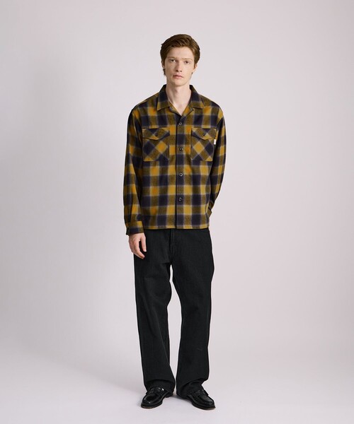 Saturdays NYC（サタデーズ ニューヨークシティ ）の「Marco Flannel Checked Shirt（シャツ/ブラウス・メンズ・イエロー/グリーン・L/M/XL）」の14枚目の写真