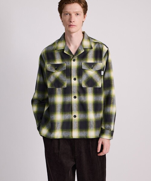 Saturdays NYC（サタデーズ ニューヨークシティ ）の「Marco Flannel Checked Shirt（シャツ/ブラウス・メンズ・イエロー/グリーン・L/M/XL）」の3枚目の写真