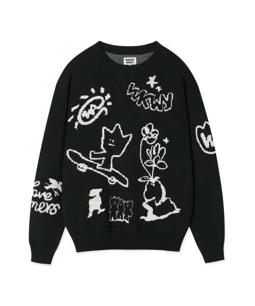 00s Supreme ジャガード編み ニットポロ ブラック M Supreme】Crochet Zip Up Cardigan☆Black☆25SS☆ (Supreme