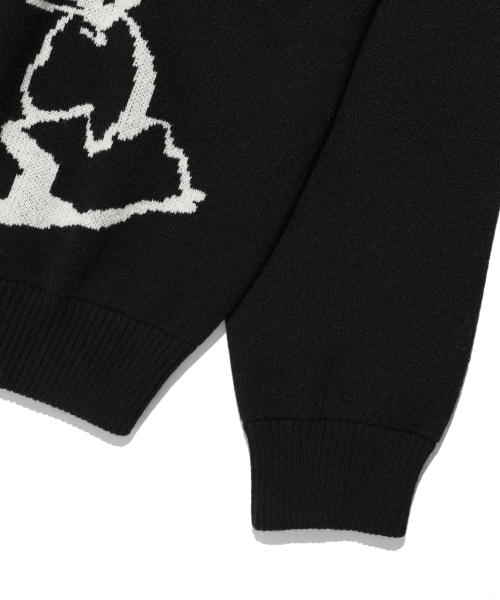 Wacky WiLLy（ワッキーウィリー）の「ジャカードプルオーバーニットブラック（ニット/セーター・レディース・その他・SMALL/MEDIUM/LARGE/X-LARGE）」の6枚目の写真