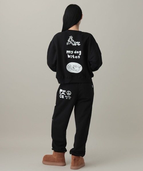 ALAND（エーランド）の「【UNISEX】 ALAND×INAPSQUARE／スウェットパンツ（ウラケ）（その他パンツ・レディース・ブラック/グレー・LARGE/SMALL）」の16枚目の写真