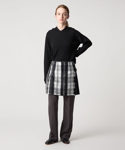 Steven Alan（スティーブンアラン）の「＜O'NEIL of DUBLIN × Steven Alan＞CHECK MINI SKIRT/スカート（スカート・レディース・オフホワイト・10/8）」の4枚目の写真