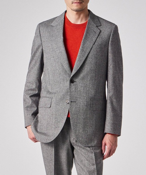 シルクネップツィード 2ボタンジャケット / 253132 2169UN（テーラード