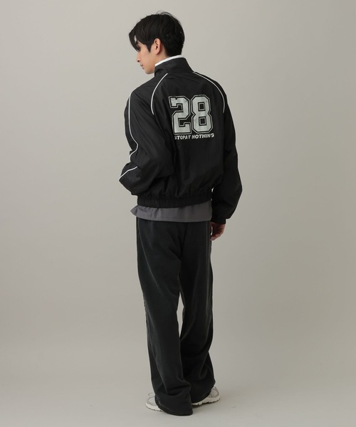 LAND MUSEUM（ランドミュージアム）の「LAND MUSEUM／ナンバーナイロンZIPブルゾン（ブルゾン・メンズ・グレー/ブラック・LARGE/MEDIUM）」の8枚目の写真