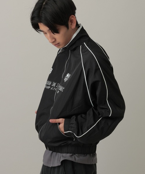 LAND MUSEUM（ランドミュージアム）の「LAND MUSEUM／ナンバーナイロンZIPブルゾン（ブルゾン・メンズ・グレー/ブラック・LARGE/MEDIUM）」の9枚目の写真