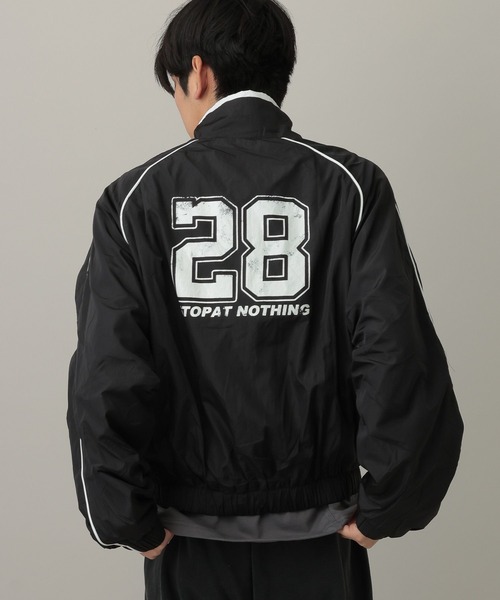 LAND MUSEUM（ランドミュージアム）の「LAND MUSEUM／ナンバーナイロンZIPブルゾン（ブルゾン・メンズ・グレー/ブラック・LARGE/MEDIUM）」の10枚目の写真