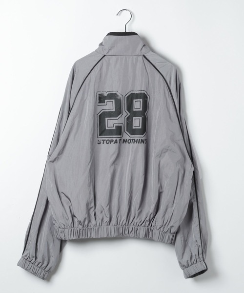 LAND MUSEUM（ランドミュージアム）の「LAND MUSEUM／ナンバーナイロンZIPブルゾン（ブルゾン・メンズ・グレー/ブラック・LARGE/MEDIUM）」の12枚目の写真