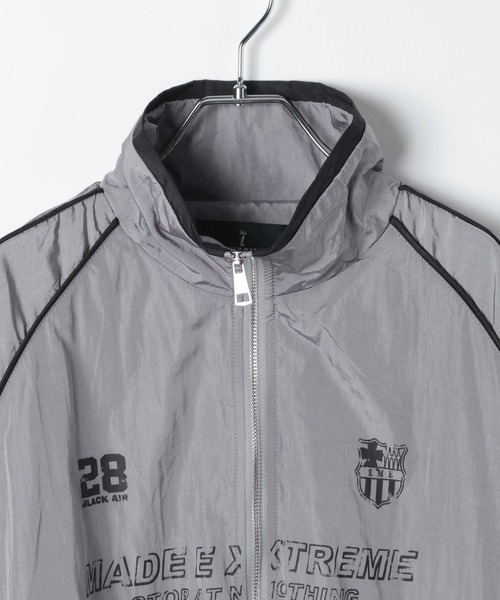 LAND MUSEUM（ランドミュージアム）の「LAND MUSEUM／ナンバーナイロンZIPブルゾン（ブルゾン・メンズ・グレー/ブラック・LARGE/MEDIUM）」の15枚目の写真