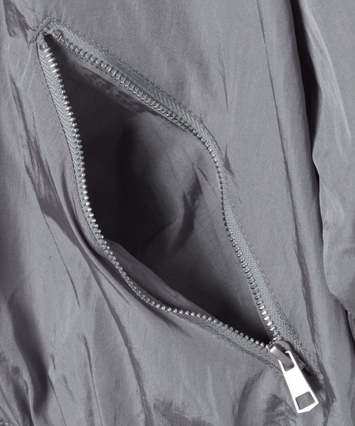 LAND MUSEUM（ランドミュージアム）の「LAND MUSEUM／ナンバーナイロンZIPブルゾン（ブルゾン・メンズ・グレー/ブラック・LARGE/MEDIUM）」の17枚目の写真