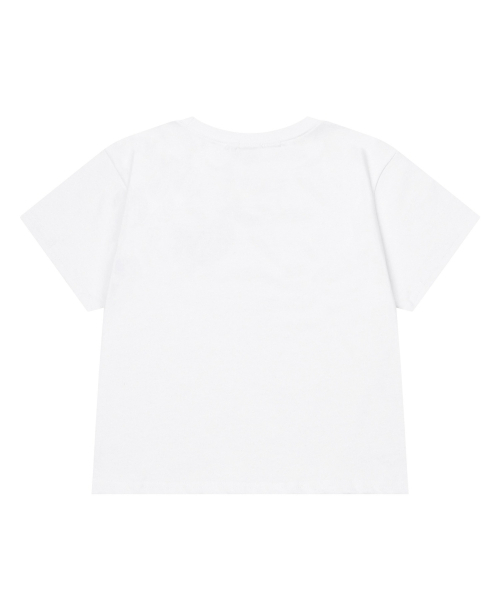 MUCENT(ムセント)の「カブ ハート カモ スモールロゴ 半袖Tシャツ 男女共用 (2カラー)(Tシャツ/カットソー・レディース・ホワイト/ブラック・MEDIUM/LARGE/SHORT)」の6枚目の写真