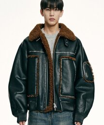DOFFJASON（ドフジェーソン）の「Lumberjack shearling mouton bomber BROWN（ムートンコート・メンズ）」