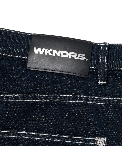 WKNDRS（ウィーキャンドース）の「RHINESTONE DENIM PANTS (DENIM)（デニムパンツ・レディース・その他・MEDIUM/LARGE/X-LARGE）」の5枚目の写真