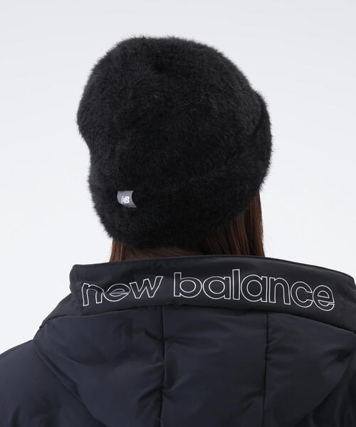 New Balance Golf(ニューバランスゴルフ)の「【new balance golf】BRIM BEANIE(ニットキャップ/ビーニー・レディース・ブラック/グレー系その他2/ホワイト・FREE)」の4枚目の写真