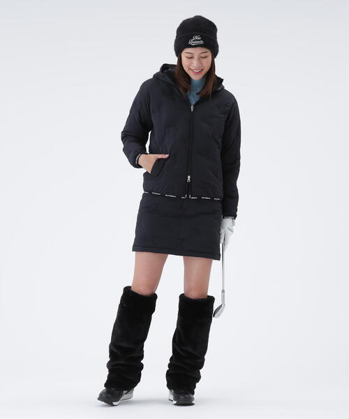 New Balance Golf(ニューバランスゴルフ)の「【new balance golf】BRIM BEANIE(ニットキャップ/ビーニー・レディース・ブラック/グレー系その他2/ホワイト・FREE)」の5枚目の写真