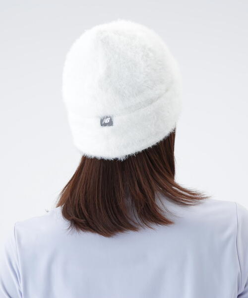 New Balance Golf(ニューバランスゴルフ)の「【new balance golf】BRIM BEANIE(ニットキャップ/ビーニー・レディース・ブラック/グレー系その他2/ホワイト・FREE)」の9枚目の写真