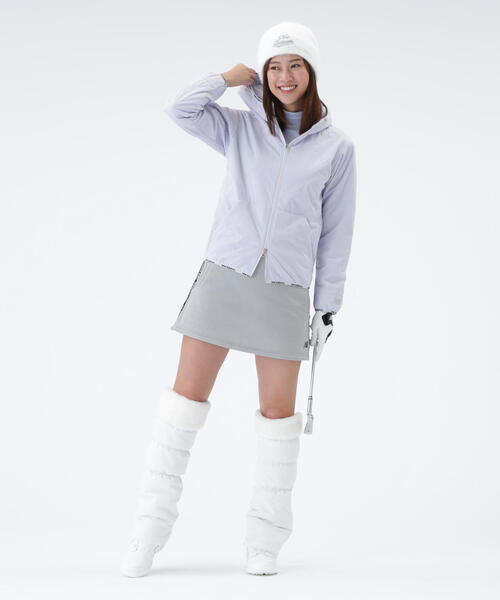 New Balance Golf(ニューバランスゴルフ)の「【new balance golf】BRIM BEANIE(ニットキャップ/ビーニー・レディース・ブラック/グレー系その他2/ホワイト・FREE)」の11枚目の写真