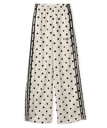adidas SATIN POLKA DOTS WIDE LEG PANT / アディダス サテン 水玉 ワイド レッグ パンツ