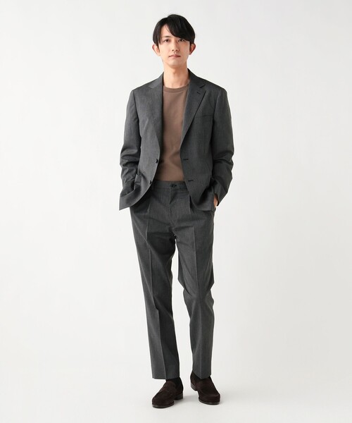 BEAMS HEART(ビームスハート)の「トリアセテート ピンヘッド スラックス(セットアップ対応)(スラックス・メンズ・ネイビー/グレー・SMALL/MEDIUM/LARGE/X-LARGE)」の19枚目の写真