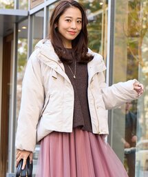 un dix cors | 《大人カジュアルに》ワークフードヨークピュアダウン(ダウンジャケット/コート)