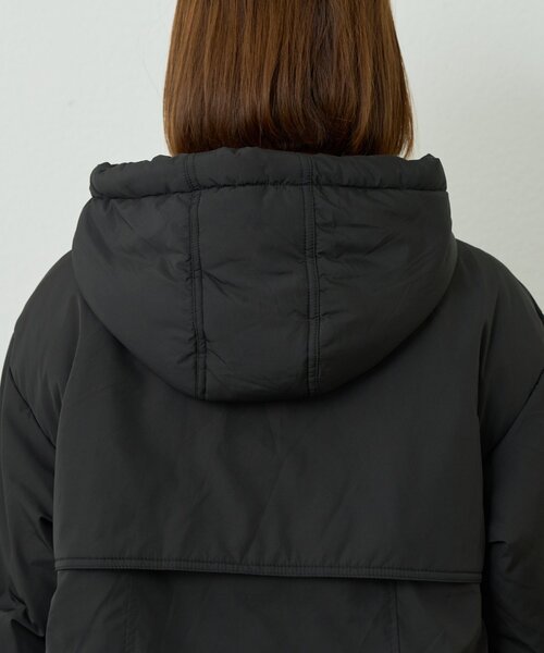 un dix cors(アンディコール)の「《大人カジュアルに》ワークフードヨークピュアダウン(ダウンジャケット/コート・レディース・ブラック/ライトベージュ・FREE)」の18枚目の写真