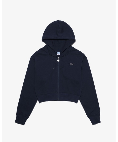 KEBOZ（ケボズ）の「BB BABY SWEAT FULL ZIP HOODIE（パーカー・レディース・ネイビー/オリーブ・FREE）」の15枚目の写真