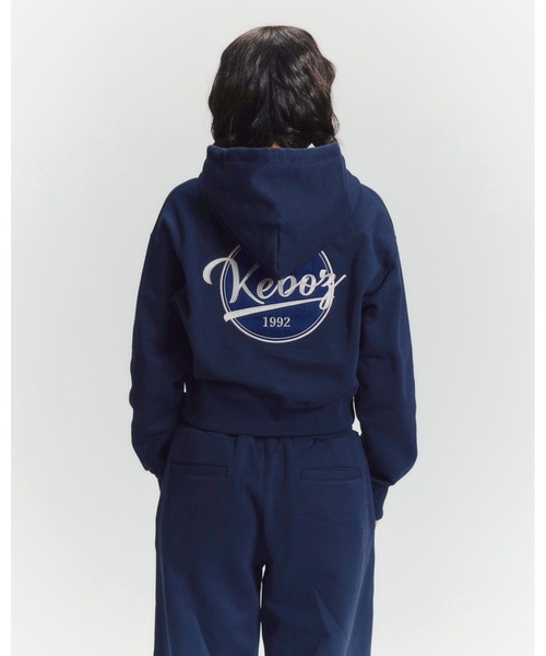 KEBOZ（ケボズ）の「BB BABY SWEAT FULL ZIP HOODIE（パーカー・レディース・ネイビー/オリーブ・FREE）」の10枚目の写真