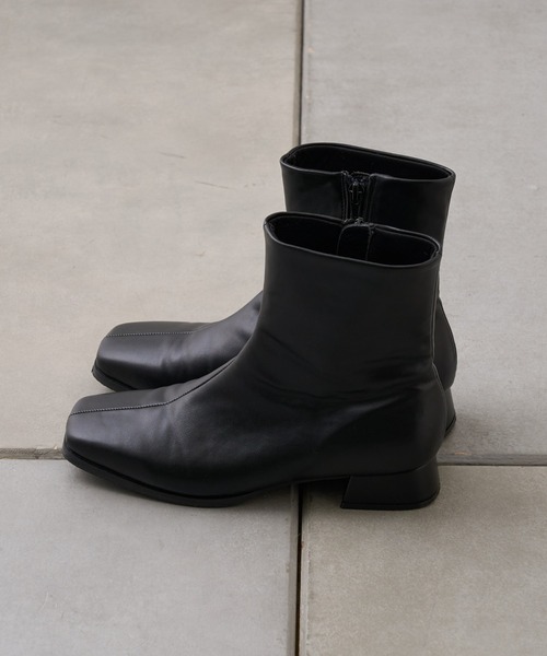 CIAOPANIC TYPY(チャオパニックティピー)の「【履き心地抜群!】ストレッチスクエアブーツ(ブーツ・レディース・ブラウン/ブラック・SMALL/MEDIUM/LARGE)」の8枚目の写真