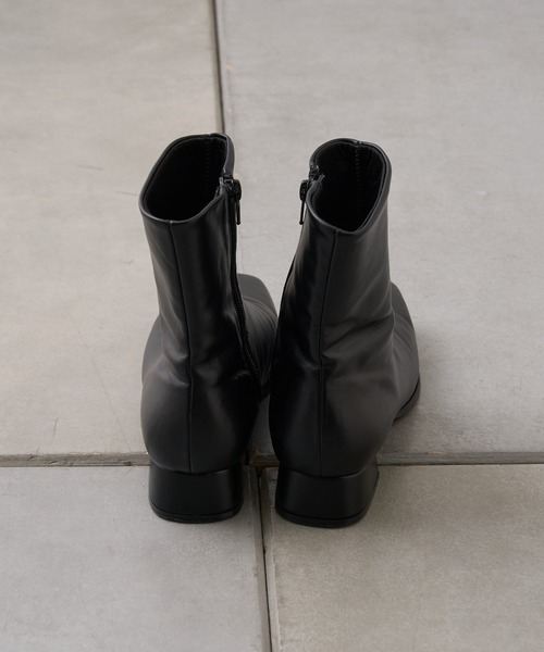 CIAOPANIC TYPY(チャオパニックティピー)の「【履き心地抜群!】ストレッチスクエアブーツ(ブーツ・レディース・ブラウン/ブラック・SMALL/MEDIUM/LARGE)」の9枚目の写真