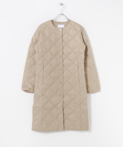 URBAN RESEARCH ROSSO WOMEN(アーバンリサーチ ロッソ)の「TAION CREW NECK LONG DOWN COAT(ダウンジャケット/コート・レディース・ネイビー/ベージュ/オフホワイト/オリーブ/ブラック・MEDIUM/X-LARGE/LARGE)」の3枚目の写真