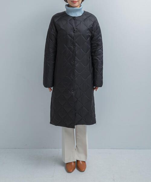 URBAN RESEARCH ROSSO WOMEN(アーバンリサーチ ロッソ)の「TAION CREW NECK LONG DOWN COAT(ダウンジャケット/コート・レディース・ネイビー/ベージュ/オフホワイト/オリーブ/ブラック・MEDIUM/X-LARGE/LARGE)」の10枚目の写真