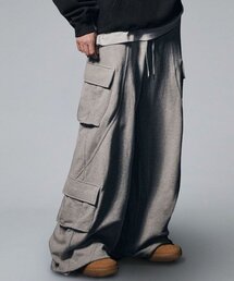 NOT4NERD（ノットフォーナード）の「Incision Multi Cargo Sweat Pants - Grey（スウェットパンツ）」