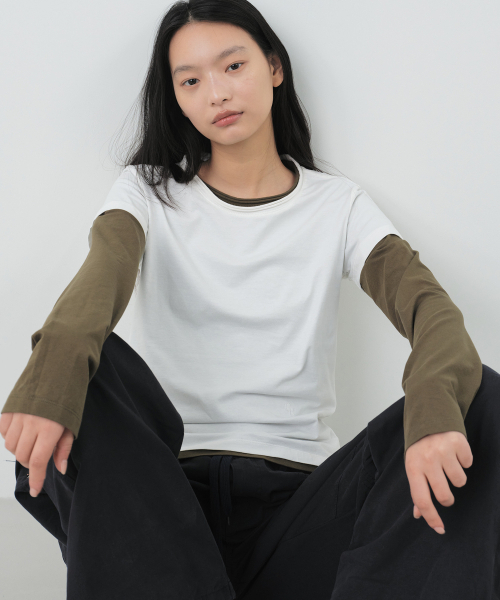 CITYBREEZE(シティブリーズ)の「ミニロゴ半袖Tシャツ_4COLORS(Tシャツ/カットソー・レディース・ホワイト/ブラック/グレー/PINK・SMALL/MEDIUM)」の8枚目の写真