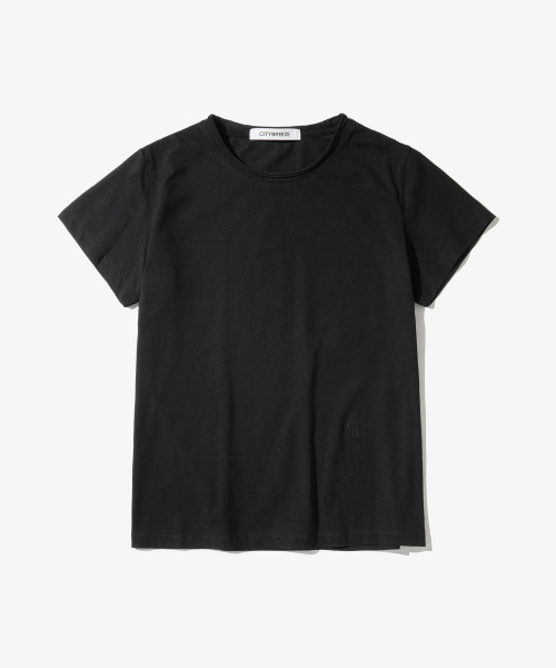 CITYBREEZE(シティブリーズ)の「ミニロゴ半袖Tシャツ_4COLORS(Tシャツ/カットソー・レディース・ホワイト/ブラック/グレー/PINK・SMALL/MEDIUM)」の10枚目の写真