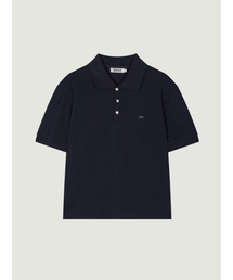 grove | PIA COLLAR PIQUE SHIRT (NAVY)(ポロシャツ)